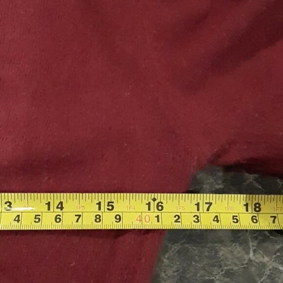 Soon Maternity Riley V-Neck Maternity Sweater Red - Picture 7 of 9